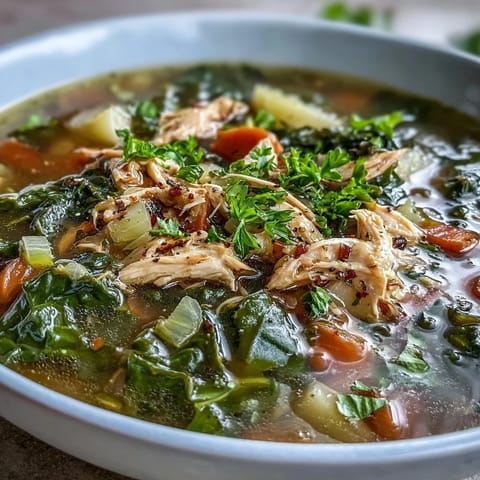 Collard Greens Chicken Vegetable Soup