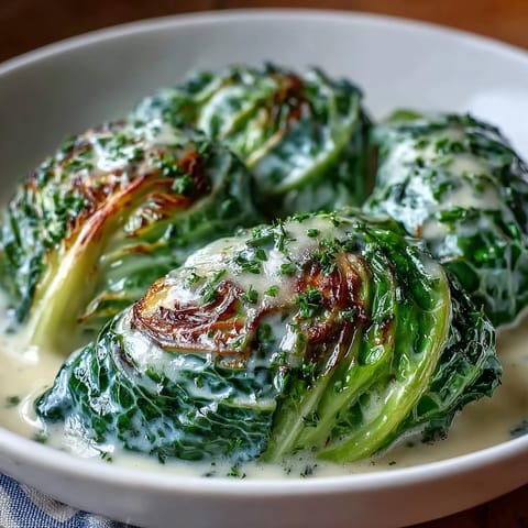 Herby Cabbage in Parmesan Broth