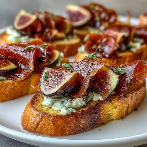 Crostini Prosciutto Fig