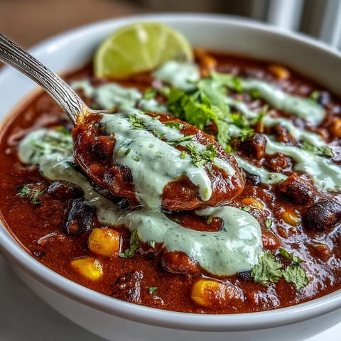 Black Bean Corn Chili Lime