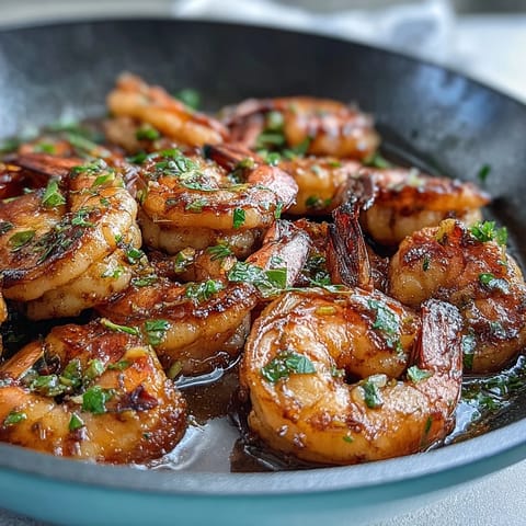 Succulent shrimp sautéed in garlic and lemon, served over brown rice with crisp cucumber and cherry tomatoes.