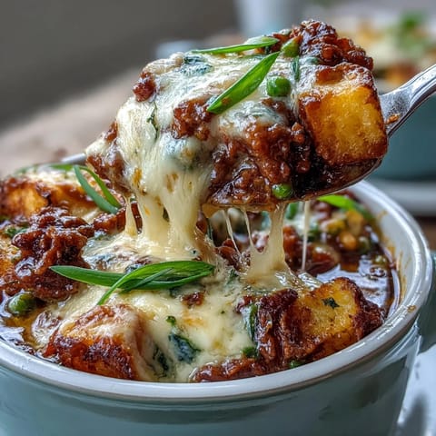 Shepherds Pie Soup Beef Veggies