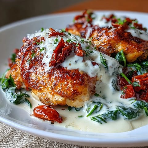 Creamy Tuscan Chicken Skillet