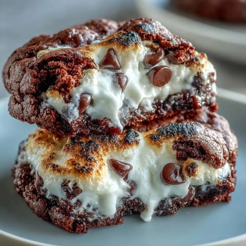 Smores Brownie Mix Cookies