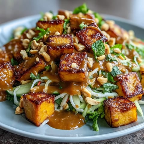Thai Mango Salad with Tofu