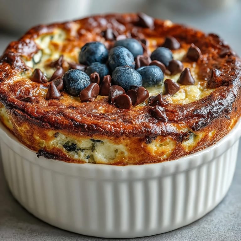 A spoon scoops into the soft, high-protein pancake bowl, revealing a moist, fluffy interior, perfect for a healthy breakfast.