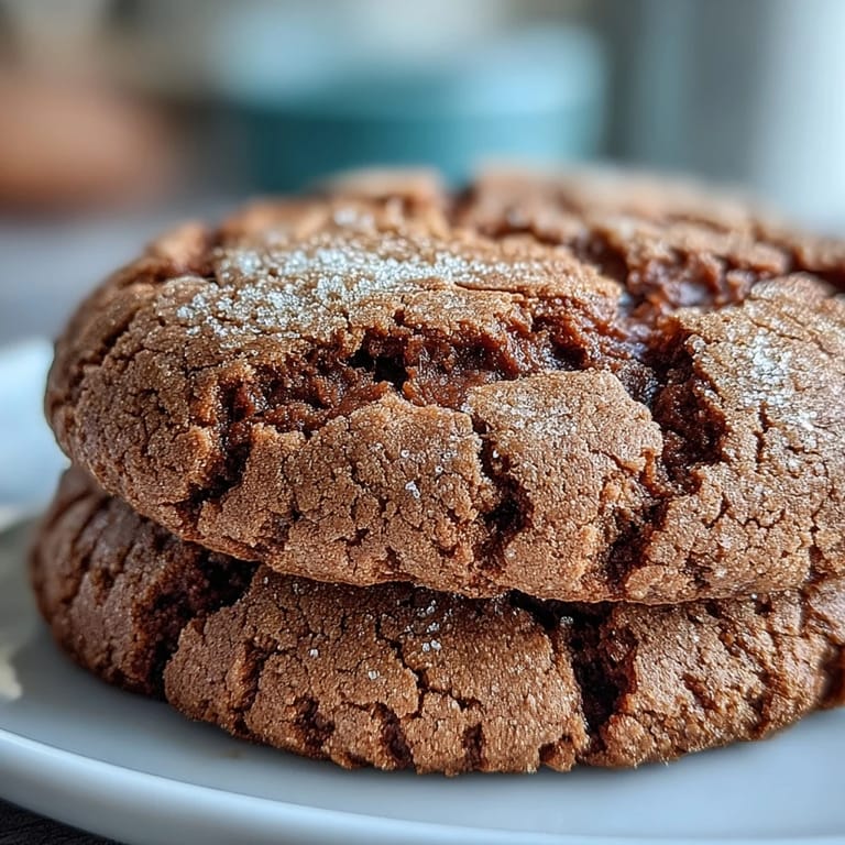 Close-up of buttery Hojicha Shortbread dipped in melted dark chocolate and sprinkled with sea salt.