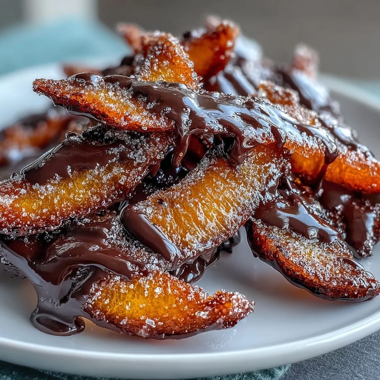 Fragrant orange peel candied until tender, then coated in smooth dark chocolate for a zesty, sweet confection with a luxurious finish.  