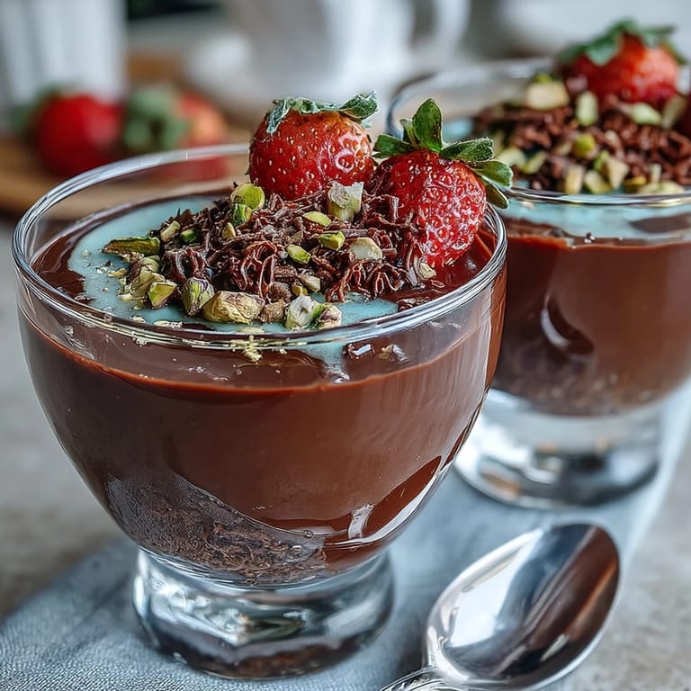 Luxurious Middle Eastern dessert cups featuring golden kataifi nests, velvety pistachio cream, and juicy strawberries, perfect for special occasions.