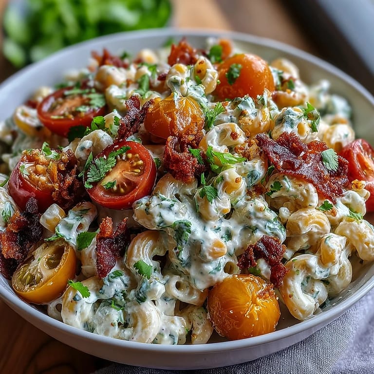A refreshing summer side, Creamy Corn Salad with Jalapeño features crisp vegetables and a zesty, creamy lime dressing.